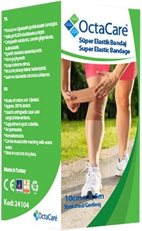 Octacare Süper Elastik Bandaj 10Cm X 4,5M