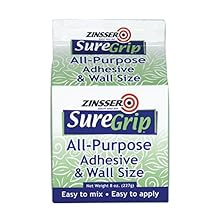 8 oz Zinsser 62008 Zinsser, SureGrip Starch-Based Adhesive and Wall Size