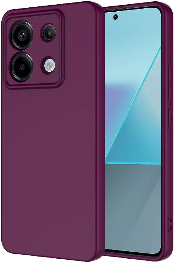 Coverzone Xiaomi Redmi Note 13 Pro 5G Compatible Case Z-Mara Launch Vieri Full Protection Back Cover Camera Protection Smooth Surface with Protrusion Dark Purple