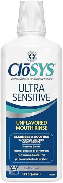 Dental Care Set: CloSiS Mouthwash 32 oz + LUXPAKS Floss
