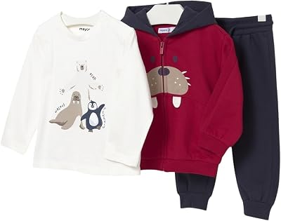 Mayoral Combined tracksuit for Baby-Boys Red