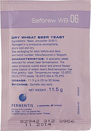 Dry Yeast - Safbrew WB-06 (11.5g)