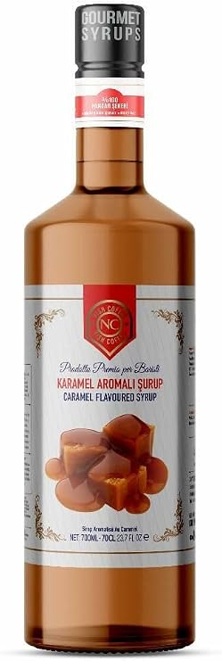 Nish Karamel Aromalı Şurup 700 ML - Pet Şişe