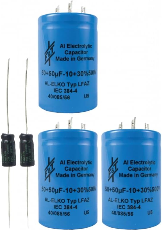 Cap Set - for Marshall JCM800 2204, 4010, 4104 (50W Volume), Set Type: Premium