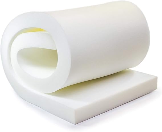 FOAMSPOT 2" Height x 24" Width x 60" Length 1.8 Density 44ILD (Firm) Upholstery Foam Cushion Made in USA