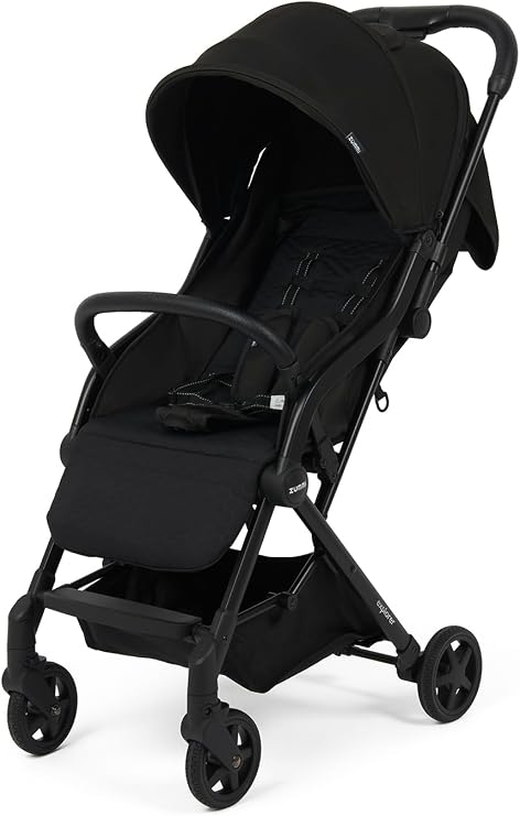 Explorer Compact Stroller, Lightweight Everyday Buggy only 6.7kg, One Hand Fold, from Birth up to 3 Years (15kg), Noir