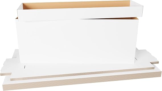 Max Protection Comic Book Long Box - 5 Count Storage Boxes