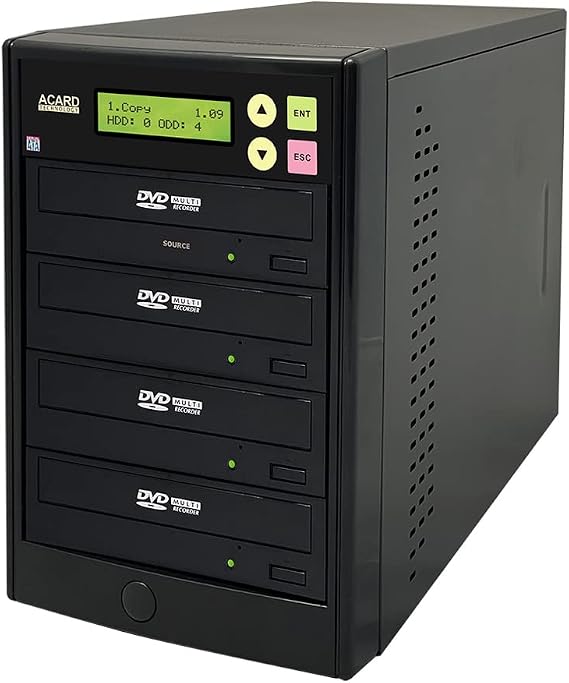 1-3 24X Burner CD DVD Duplicator Standalone Tower