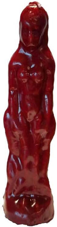 Red Female Figure Hoodoo Candle