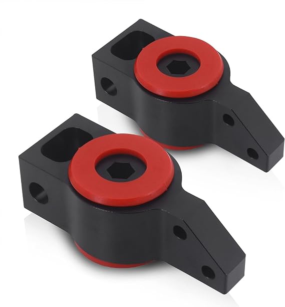 AJP Distributors Upgrade Suspension 2-Piece Front Lower Control Arm Rearward Polyurethane Bushing Kit Bushings Compatible/Replacement For Passat CC Tiguan B6 B7 N5 06 07 08 09 10 11 12 13 14 15 16 17
