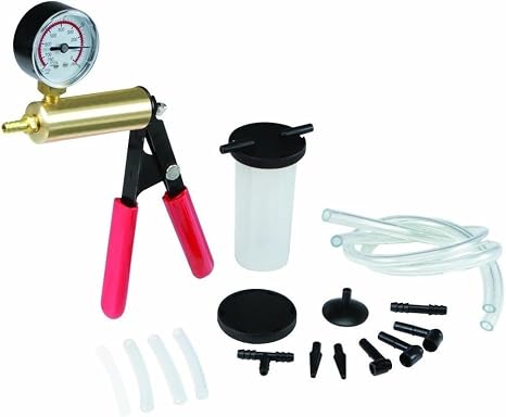 HFS (R 2 in 1 Brake Bleeder Kit Hand held Vacuum Pump Test Set for Automotive with Protected Case