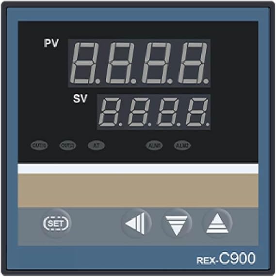 PID Temperature Controller REX-C900 Digital PID Temperature Controller Universal Input 4-20mA Output Solid State Relay Industrial Thermostat(C900 8AN)