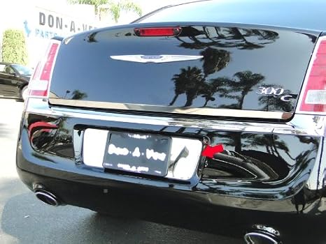 Made In USA! Compatible with 2011-2015 Chrysler 300 300C Liscense Plate Trim Backdrop 1PC
