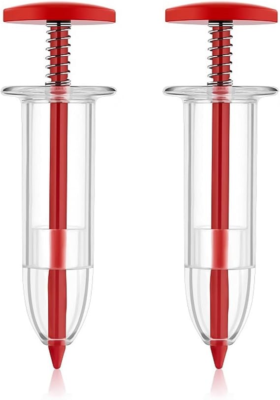 2Pcs Seeds Dispenser Handheld Seed Planter Sowing Seeder Mini Hand Spreader Garden Seed Planter for Planting Enthusiasts