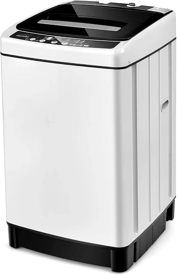 Full Automatic Portable Washing Machine, Top Load, White, 8kg Capacity, Energy Efficient