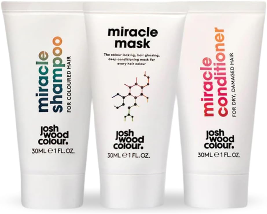 Josh Wood Colour Mini Shampoo, Conditioner and Mask Bundle