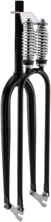 Fenix Cycles Deluxe Double Springer Fork 01 (Black, 1" Threaded)