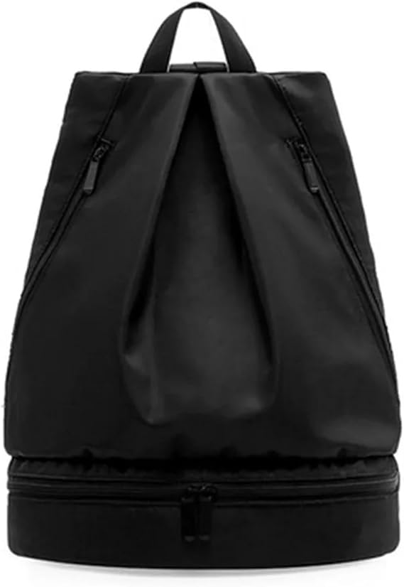 Knapsack,Wet Dry Separation Fitness Bag Swimming Bag Waterproof Travel Sport Bag Basketball Soccer Pouch Hiking Climbing Backpack