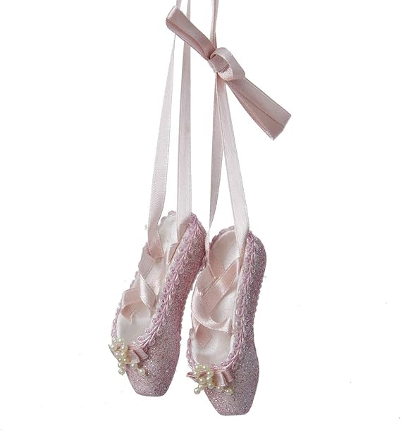 Pink Glitter Ballet Shoes Christmas Tree Ornament T1483 New