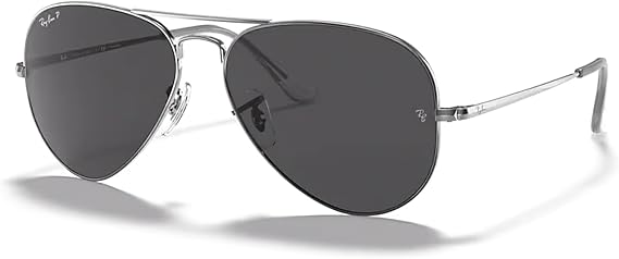 Ray-Ban Aviator Metal II RB3689 Aviator Sunglasses for Men for Women +BUNDLE with ACCESSORY EYEWEAR KIT