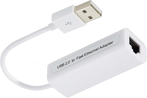 USB Ethernet Network Adapter, Compatible with Laptops and USB 2.0 Devices, for Windows 7 to 11, Vista, All Mac OS X and macOS