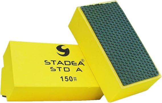 diamond hand polishing pads for concrete hand polishing: Grit 150 (Glass, Stone, Granite, Marble) 1 Piece by Stadea