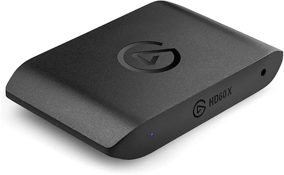 Elgato HD60 X Capture Card for PS5, Xbox Series X/S, Switch 2, USB-C Connector, USB 3.0 Hardware Interface, Black, Windows 10/11 and macOS