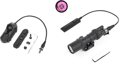 ModButton Dual Function Remote Pressure Switch  M300B No Logo IR Flashlight with Rear Wing & Remote Pressure Switch
