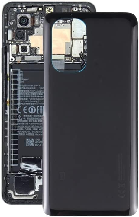 Glass Battery Back Cover for Xiaomi Poco F3 White