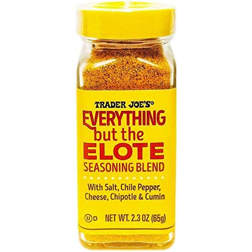 Trader Joes Everything But The Elote Seasoning Blend With Chile Pepper, Parmesan Cheese, Chipotle Powder, Cumin, Cilantro and Sea Salt Simply Delicious -New Version