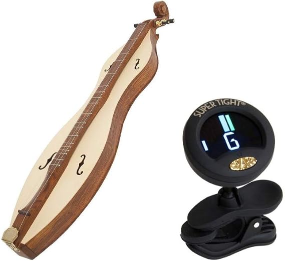Includes: Roosebeck 4-string Emma Arched Mountain Dulcimer - Sheesham + Snark Clip-On Chromatic Tuner