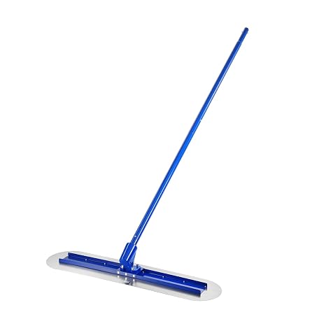VEVOR Bull Float Magnesium Concrete Float, 47.24 x 7.28 Inch Round End Concrete Float Tool with 4 Aluminum Alloy Replaceable Handles, Cement Finishing Float for Various Industrial Applications