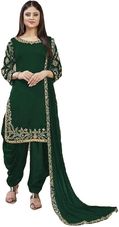 Ready to Wear Indian Pakistani Fashion Ethnic Wear Designer Girl Punjabi Salwar Kameez Patiala Suit for Women