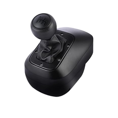 DOYO Gear Shifter for Logitech G29 Racing Wheel Gear Shifters,Durable 6-Speed H-Pattern Shifter with Push-Down Reverse, Secure Mount for Racing Simulation