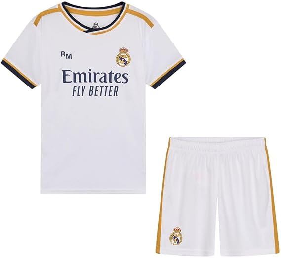 Real Madrid Boys Home Kit Set 2023-2024 - Official Licensed Replica - Boys Home Kit