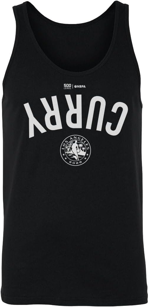 500 LEVEL NBA Steph Curry Golden State Warriors 2026 NBA All-Star Invert Men's Tank Top