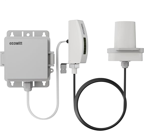 ECOWITT LDS01 Laser Distance Measuring Meter for Water Level, Snow Depth Measurement, Class 1, 915 MHz