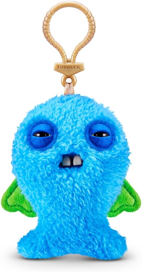 Fuggler Key Rings 5" Plush Keychain - Blue