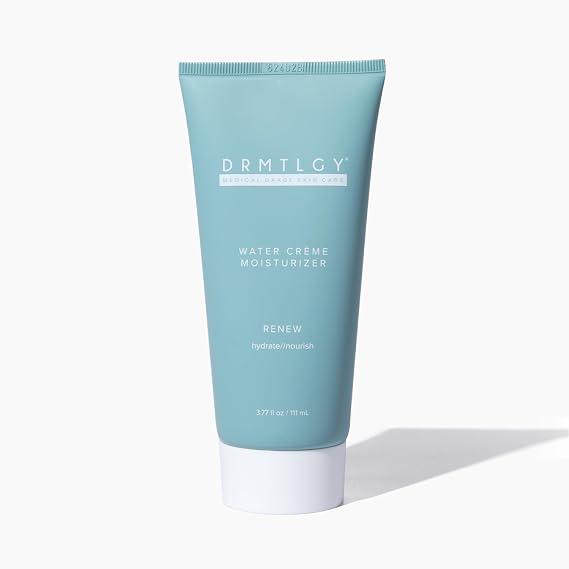 DRMTLGY Water Creme Face Moisturizer for Women & Men - Facial Moisturizer for Dry Skin - Lightweight Daily Moisturizer Face Cream