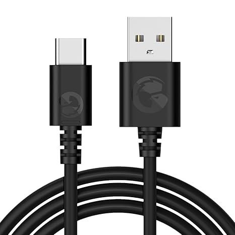 GameSir USB-A to USB-C Cable Wired Controllers - 1.8m / 5.9ft - Black