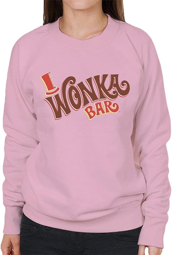 All+Every Willy Wonka and The Chocolate Factory Wonka Bar Women's Sweatshirt
