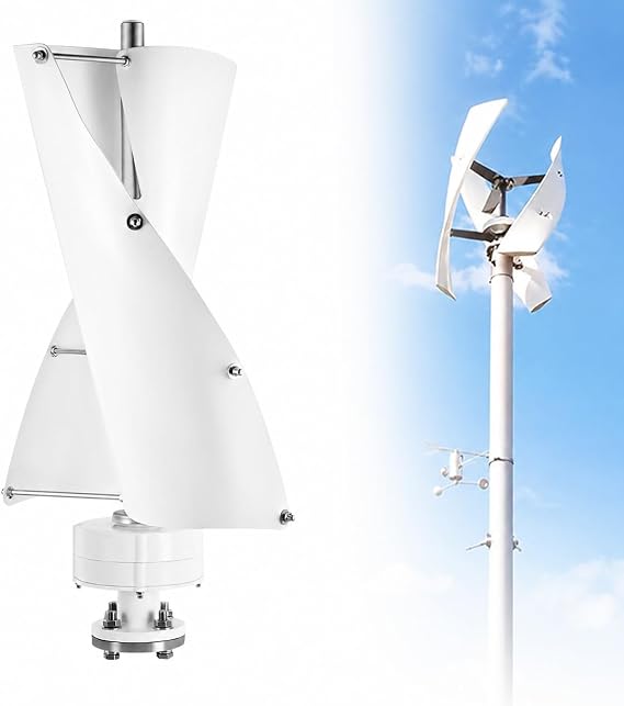 500W Wind Turbine Generator Kit 12V Vertical Axis Wind Turbine with Control