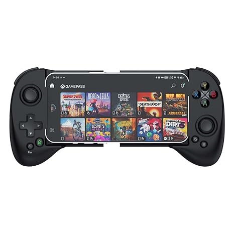 ShanWan Mobile Game Controller for iphone/Android with PHONE CASE Support, Bluetooth Wireless Gamepad - PS Remote Play, Xbox Cloud, Steam Link, GeForce NOW, MFi Arcade Games-Long Battery Life