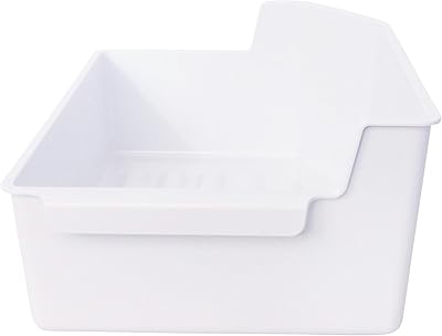 Kitchen Basics 101 240385201 Ice Cube Bucket Container Tray Storage Bin Compatible with Frigidaire Kenmore Electrolux 7240385201 AP2116228 891419, AH430380, EA430380, PS430380 Refrigerator, Bin ONLY