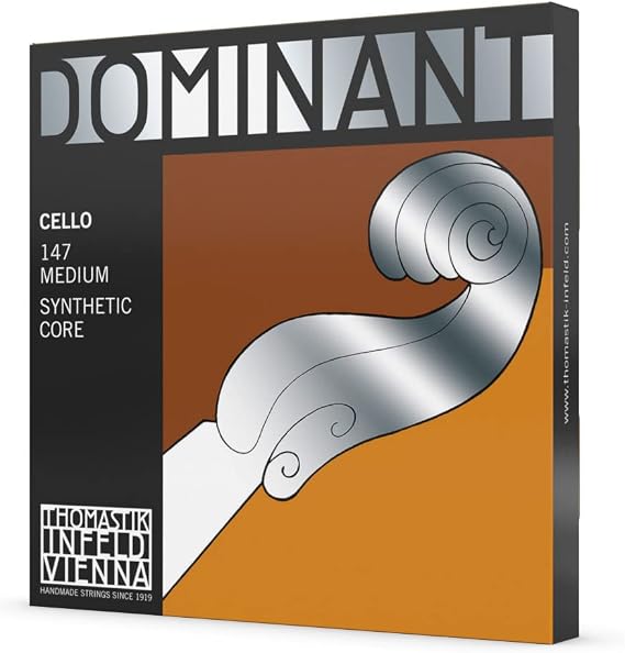 Thomastik strings for cello Dominant nylon core set 4/4 medium chrome