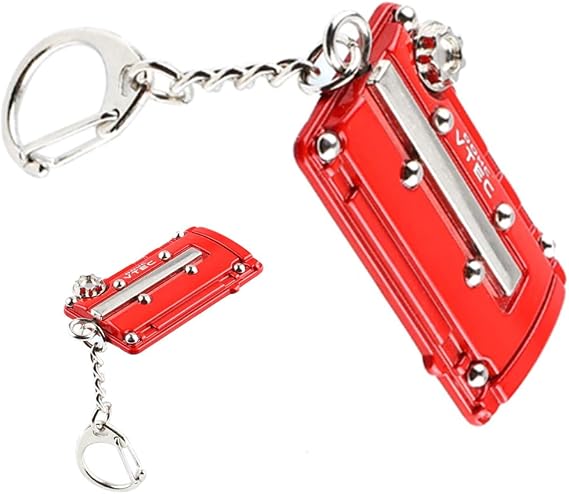 car Turbo Engine Cover Key Chain Keychain With Keyring
