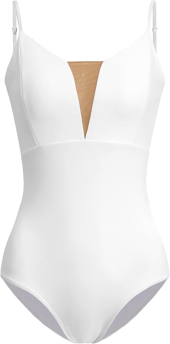Classic V-Neck Dance Leotards for Women Ballet Gymnastics