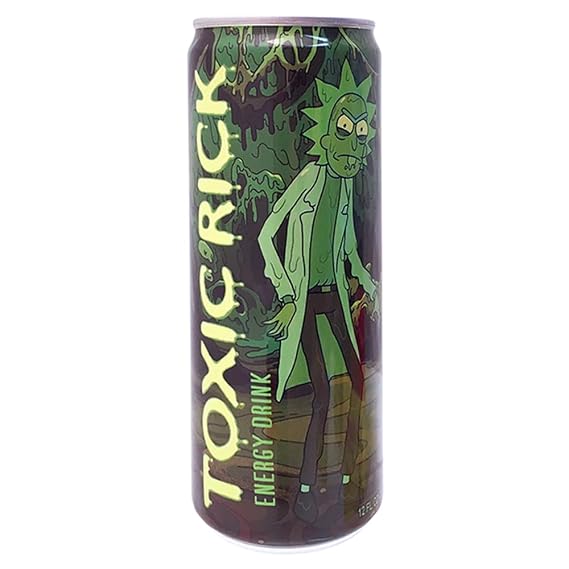 Rick & Morty Toxic Rick Energy Drink, 12 Fl Oz