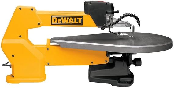 DEWALT Scroll Saw, 1.3 Amp, 20 in Steel Blade, With Variable-Speed Trigger, For Precise Cuts (DW788)