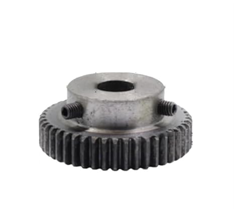 Bevel Gear Pinion Hardware Mechanical 1pcs 1M50T Spur Gear Bore 10mm 1 Mod 50 Teeth Motor Gear Low Steel Metal Gear for Motor(4pcs 1M 50 Teeth)